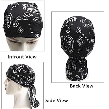 Amazon | [Yicdfur] バンダナキャップ UVカット 海賊 帽子